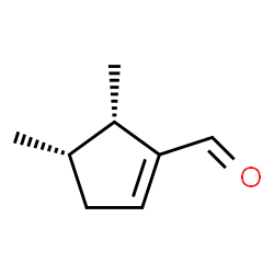 1-Cyclopentene-1-carboxaldehyde, 4,5-dimethyl-, cis- (8CI) Structure