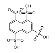 8-NITRO-1,3,5-NAPHTHALENETRISULFONIC ACID Structure