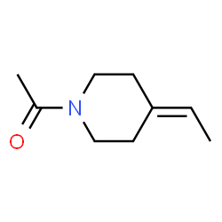 Piperidine, 1-acetyl-4-ethylidene- (9CI) Structure