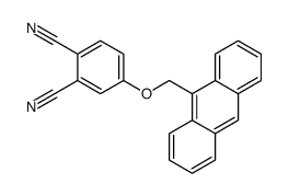 4-(anthracen-9-ylmethoxy)benzene-1,2-dicarbonitrile结构式