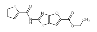 Ethyl 2-((2-thienylcarbonyl)amino)furo[2,3-d][1,3]thiazole-5-carboxylate picture