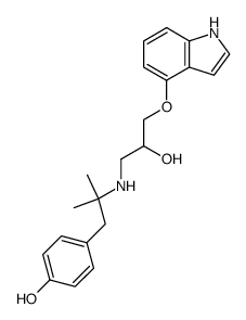 hydroxybenzylpindolol Structure