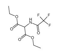 DIETHYL 2-(2,2,2-TRIFLUOROACETAMIDO)MALONATE Structure