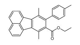 ethyl 7,10-dimethyl-9-(p-tolyl)fluoranthene-8-carboxylate Structure