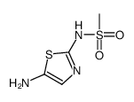 N-(5-amino-1,3-thiazol-2-yl)methanesulfonamide结构式