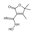 N'-hydroxy-4,5,5-trimethyl-2-oxofuran-3-carboximidamide结构式