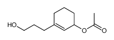 3-acetoxy-1-(3-hydroxypropyl)cyclohexene Structure