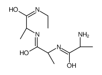 (2S)-2-amino-N-[(2S)-1-[[(2S)-1-(ethylamino)-1-oxopropan-2-yl]amino]-1-oxopropan-2-yl]propanamide结构式