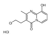 3-(2-chloroethyl)-9-hydroxy-2-methylpyrido[1,2-a]pyrimidin-4-one,hydrochloride Structure