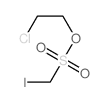 1-chloro-2-(iodomethylsulfonyloxy)ethane structure