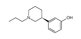 Phenol, 3-[(3S)-1-propyl-3-piperidinyl] Structure