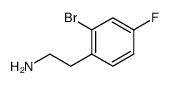 2-(2-溴-4-氟苯基)乙-1-胺结构式