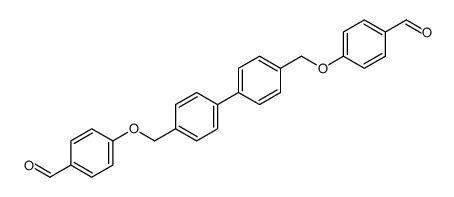 4,4'-Bis[(para-formylphenoxy)methyl]biphenyl structure