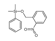 dimethyl-[(2-nitrophenyl)methoxy]-phenylsilane Structure