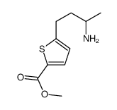 methyl 5-(3-aminobutyl)thiophene-2-carboxylate Structure