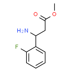 methyl 3-amino-3-(2-fluorophenyl)propanoate结构式