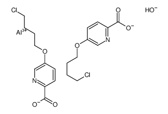 bis[[5-(4-chlorobutoxy)pyridine-2-carbonyl]oxy]alumanylium,hydroxide结构式