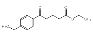 ETHYL 5-(4-ETHYLPHENYL)-5-OXOVALERATE Structure