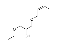 1-but-2-enoxy-3-ethoxypropan-2-ol结构式