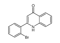 2-(2-Bromophenyl)-4(1H)-quinolinone Structure