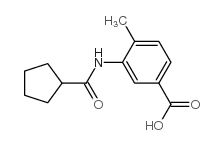 3-(cyclopentanecarbonylamino)-4-methylbenzoic acid picture