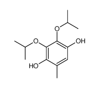 5-methyl-2,3-di(propan-2-yloxy)benzene-1,4-diol Structure