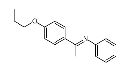 N-phenyl-1-(4-propoxyphenyl)ethanimine Structure