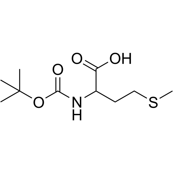 BOC-DL-蛋氨酸结构式