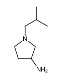 3-Pyrrolidinamine, 1-(2-methylpropyl)结构式