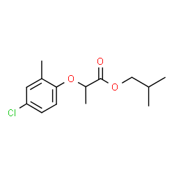 isobutyl 2-(4-chloro-2-methylphenoxy)propionate Structure