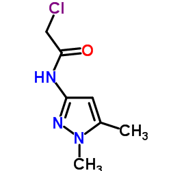 2-Chloro-N-(1,5-dimethyl-1H-pyrazol-3-yl)acetamide Structure