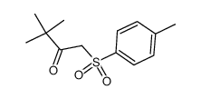 1-(4-TOLUENESULFONYL)-3,3-DIMETHYLBUTANE-2-ONE Structure