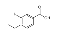 4-Ethyl-3-iodobenzoic acid structure