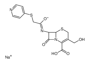 Desacetylcephapirin sodium structure