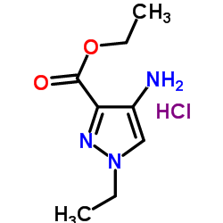 4-AMINO-1-ETHYL-1H-PYRAZOLE-3-CARBOXYLIC ACID ETHYL ESTER HCL structure