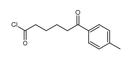 5-(p-toluoyl)valeroyl chloride结构式