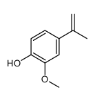 2-methoxy-4-prop-1-en-2-ylphenol Structure