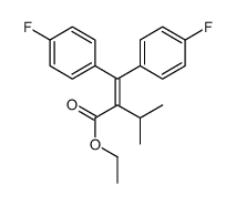 ethyl 2-[bis(4-fluorophenyl)methylidene]-3-methylbutanoate结构式