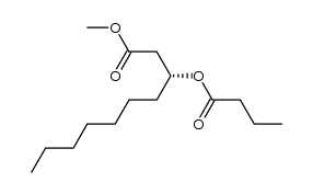 (R)-methyl 3-(butyryloxy)decanoate Structure