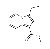 methyl-3-ethylindolizine-1-carboxylate Structure