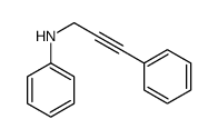 N-(3-phenylprop-2-ynyl)aniline Structure