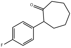 Cycloheptanone, 2-(4-fluorophenyl)- Structure