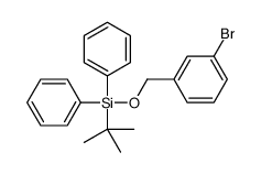 (3-bromophenyl)methoxy-tert-butyl-diphenylsilane Structure