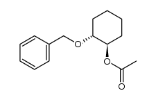 (1R,2R)-1-(2-benzyloxy)cyclohexyl acetate Structure