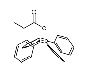 tetraphenylpropionatoantimony(V)结构式