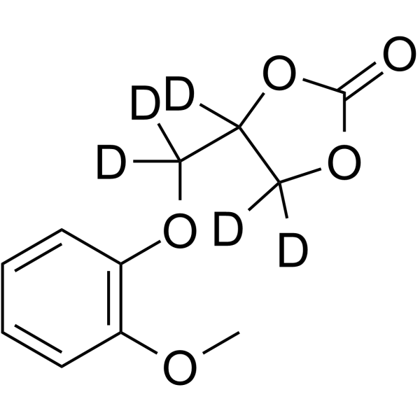 Guaifenesin-d5 cyclic carbonate Structure