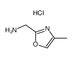 (4-Methyloxazol-2-Yl)Methanamine Hydrochloride结构式