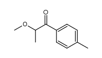 p-methyl-α-methoxypropiophenone Structure