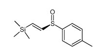 (E)-1-[(R)-p-tolylsulfinyl]-2-(trimethylsilyl)ethylene结构式