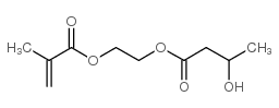 2-(2-METHYL-2-PROPENOYLOXY)ETHYL 3-HYDROXYBUTANOATE Structure